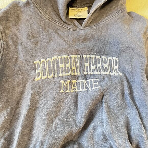 Wild Child Boothbay Harbor Embroidered Boys Blue 3D Shark Sweatshirt - 4T - Picture 5 of 6